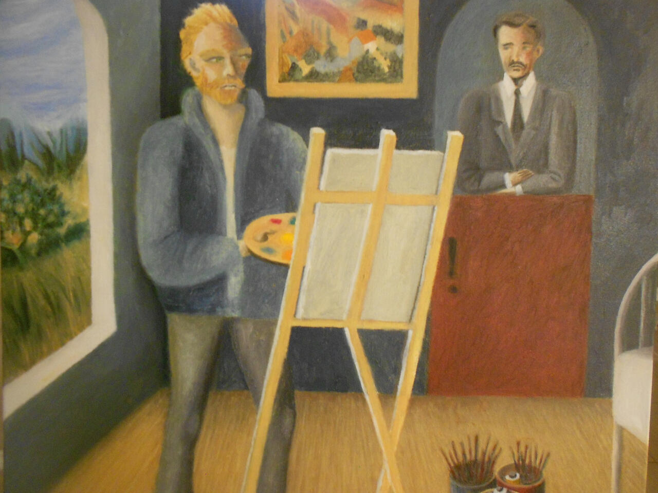 Painting of Vincent Van Gogh & Brother Theo