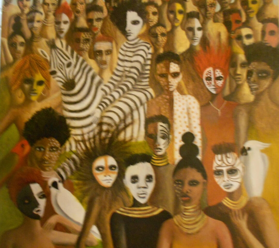 Painting of Aborigines